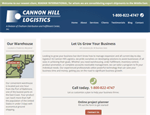 Tablet Screenshot of cannonhill.net